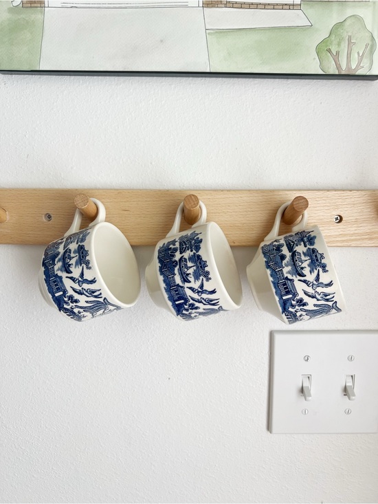 Vintage Other - VINTAGE | Churchill Made in England Liberty Blue Willow Porcelain Tea Cups | 3